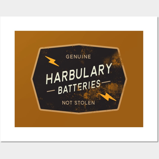 Harbulary Batteries Wall Art by TheFactorie
